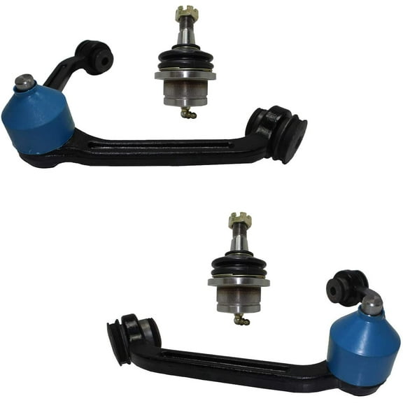 Detroit Axle - Front 4pc Control Arms Kit for Ford Explorer Ranger Mercury Mountaineer Mazda B2500 B3000 B4000 2 Upper Control Arms 2 Lower Ball Joints Replacement