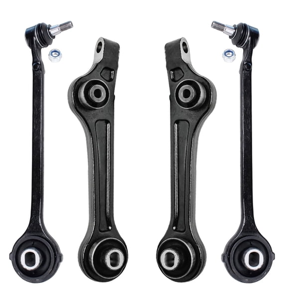 Detroit Axle - Front Control Arms for 2011-2023 Chrysler 300 Dodge Challenger Charger, 4 Lower Rearward & Forward 2012-22 Replacement