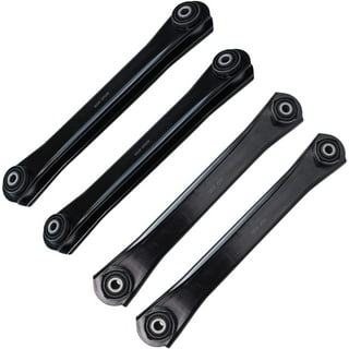 Detroit Axle - Front 4pc Control Arms for 00-02 Dodge Ram 2500 3500, 4 Lower and Upper Control Arms Suspension Kit 2000 2001 2002 Replacement
