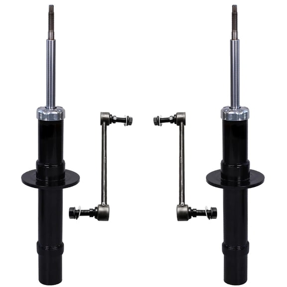 Detroit Axle - Front 4pc Shock Absorbers Kit for Chrysler 2005-2017 300, Dodge 2007-2020 Charger 2017-2020 Challenger 2005-2008 Magnum, Shock Absorbers Sway Bars Replacement
