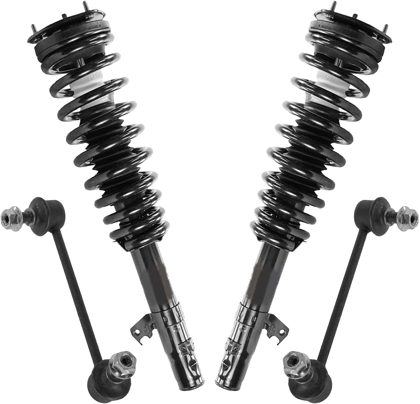 Detroit Axle Front 4pc Struts Kit For 03 08 Mazda 6 2 Struts W Coil