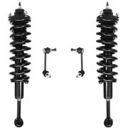 Detroit Axle - Front 4pc Struts Sway Bars for Toyota 2003-2022 4Runner, 2007-2014 FJ Cruiser, 2 Struts w/Coil Spring 2 Stabilizer Sway Bars Suspension Kit