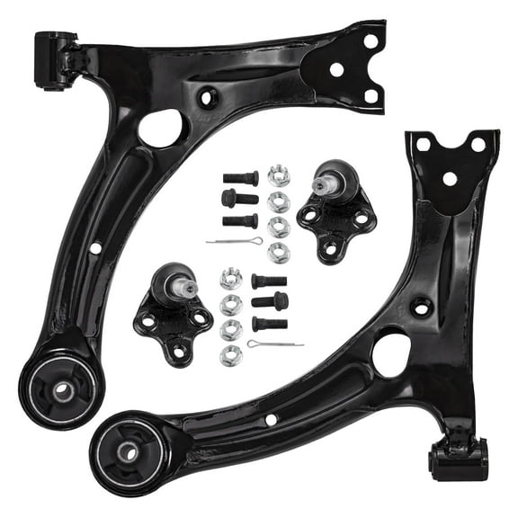 Detroit Axle - Front 4pc Suspension Kit for 2000-2005 Toyota Celica 2003-2008 Toyota Corolla 2 Lower Control Arms 2 Lower Ball Joints 2001 2002 2004 2006 2007 Replacement