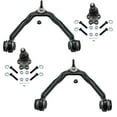 thumbnail image 1 of Detroit Axle - Front 4pc Suspension Kit for RWD 1999-2006 Chevrolet Silverado GMC Sierra 1500 2 Upper Control Arms 2 Lower Ball Joints Assembly 1999 2000 2001 2002 2003 2004 2005 2006 Replacement, 1 of 7