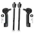 thumbnail image 1 of Detroit Axle - Front 4pc Tie Rods for 2007-2014 Ford Expedition Lincoln Navigator, 2009-2014 F-150, 4 Outer Inner Tie Rods Replacement, 1 of 8