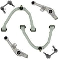 thumbnail image 1 of Detroit Axle - Front 6pc Control Arms Kit for 03-04 Infiniti Nissan 350Z, 2 Upper Control Arms 2 Lower Forward Control Arms 2 Sway Bars 2003 2004 Replacement, 1 of 2