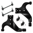 thumbnail image 1 of Detroit Axle - Front 6pc Control Arms Kit for 1996-2004 Nissan Pathfinder, 97-03 Infiniti QX4, 2 Lower Control Arms 2 Ball Joints 2 Sway Bars 1996 1997 1998 1999 2000 2001 2002 2003 2004 Replacement, 1 of 7