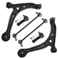 thumbnail image 1 of Detroit Axle - Front 6pc Control Arms Kit for Honda Odyssey 1999 2000 2001 2002 2003 2004, 2 Lower Control Arms w/Ball Joints 2 Outer Tie Rods 2 Stabilizer Sway Bar Links Replacement, 1 of 7