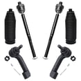 thumbnail image 1 of Detroit Axle - Front 6pc Suspension Kit for 2007-2014 Ford Expedition Lincoln Navigator, 2009-2014 Ford F-150, 4 Outer and Inner Tie Rods 2 Boots + Bellows Replacement, 1 of 6