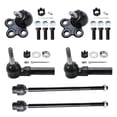 thumbnail image 1 of Detroit Axle - Front 6pc Suspension Kit for Chevy Impala Limited Monte Carlo Buick Allure Century LaCrosse Regal Olds Intrigue Pontiac Grand Prix, 4 Tie Rod Ends 2 Lower Ball Joints, 1 of 7