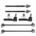 thumbnail image 1 of Detroit Axle - Front 6pc Tie Rods Kit for Buick Enclave Chevy Traverse GMC Acadia Limited Saturn Outlook, 4 Suspension Outer & Inner Tie Rod Ends 2 Sway Bar Links Replacement, 1 of 8