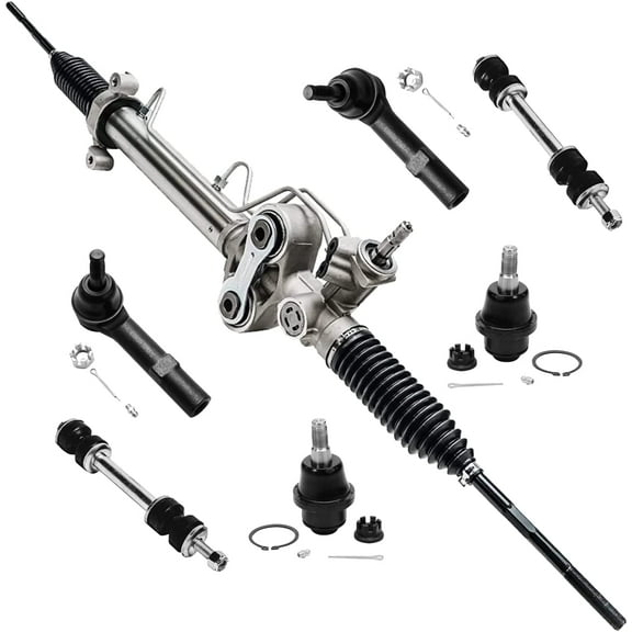 Detroit Axle Front 7pc Suspension Kit Automotive Specialty Parts for Cadillac Escalade, 37 lbs