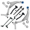 thumbnail image 1 of Detroit Axle - Front 8pc Control Arms Kit for 2009-2015 Honda Pilot, 2 Lower Control Arms w/Ball Joints, 4 Inner and Outer Tie Rods, 2 Sway Bars, 2010 2011 2012 2013 2014 Replacement, 1 of 7