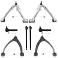 thumbnail image 1 of Detroit Axle - Front 8pc Control Arms Kit for Cadillac Escalade ESV EXT Chevy Avalanche Silverado Suburban GMC Sierra Yukon XL 1500, 4 Lower Upper Control Arms 4 Tie Rods Replacement, 1 of 7