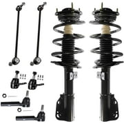 Detroit Axle - Front 8pc Struts Kit for Buick Enclave Chevy Traverse GMC Acadia Saturn Outlook, 2 Struts w/Coil Spring 2 Outer Tie Rods 2 Sway Bars 2 Lower Ball Joints Replacement