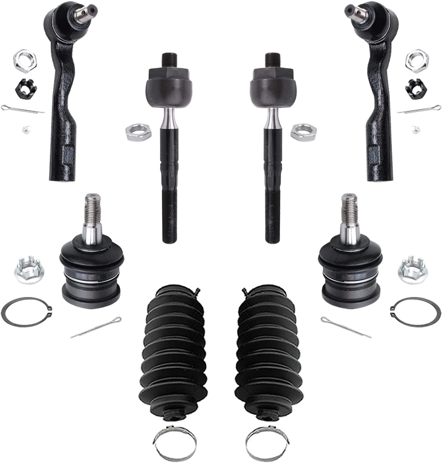 BOXI 6pcs Complete Front Suspension Kit For Toyota Sequoia 2001 2002 Toyota Tundra 2000 2001 2002 Models Fits 2wd 4x4 K90262 K90263 K90255 Es3564 Es3565 BOXI 6pcs Complete Front Suspension Kit For Toyota Sequoia 2001 2002 Toyota Tundra 2000 2001 2002 Models Fits 2wd 4x4 K90262 K90263 K90255 Es3564 Es3565