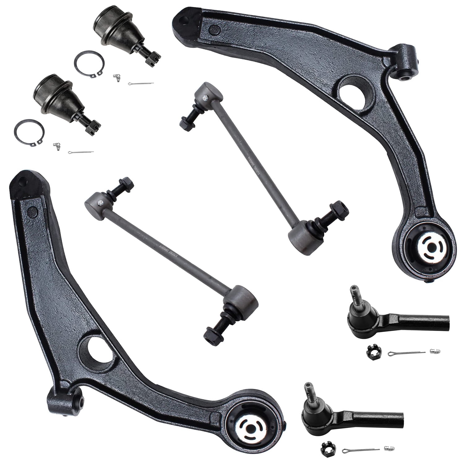 KAC 12-Piece Front Suspension Kit For 2009-2015 Dodge Journey – Control Arms & More