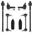 thumbnail image 1 of Detroit Axle - Front 8pc Suspension Kit for 96-04 Nissan Pathfinder, 97-03 Infiniti Qx4, Lower Ball Joints Outer and Inner Tie Rod Ends Boots 1996 1997 1998 1999 2000 2001 2002 2003 2004 Replacement, 1 of 6