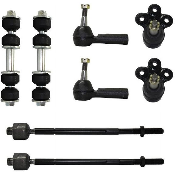 Detroit Axle - Front 8pc Suspension Kit for Buick LeSabre Park Avenue Riviera Cadillac Deville Seville Olds Aurora Pontiac Bonneville, 2 Sway Bars 2 Lower Ball Joints 4 Tie Rods Replacement