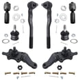 thumbnail image 1 of Detroit Axle - Front 8pc Suspension Kit for 96-02 Toyota 4Runner, 4 Ball Joints 4 Tie Rods 1996 1997 1998 1999 2000 2001 2002 Replacement, 1 of 6
