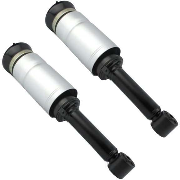 Detroit Axle - Pair Front Struts for 2010-2013 Land Rover Range Rover Sport [Supercharged] 2 Air Suspension Struts Assembly 2011 2012 Replacement Suspension