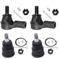 thumbnail image 1 of Detroit Axle - Front Ball Joints Tie Rods for 2003-2011 Honda Element 2 Lower Ball Joints 2 Outer Tie Rods 2004 2005 2006 2007 2008 2009 2010 Replacement, 1 of 7
