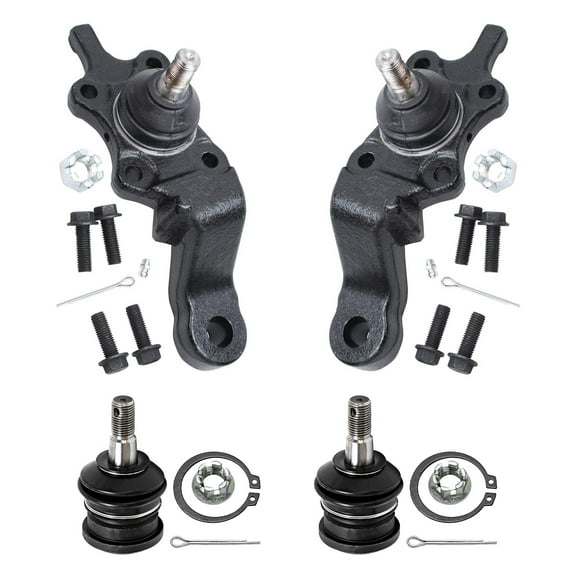 Detroit Axle - 4pc Front Upper Lower Ball Joints for 1995-2004 Toyota Tacoma
