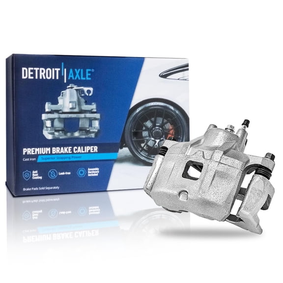 Detroit Axle - Front Brake Caliper for Chrysler 200 Cirrus Sebring Dodge Avenger Caliber Jeep Compass Patriot, Left Disc Brake Caliper w/Bracket