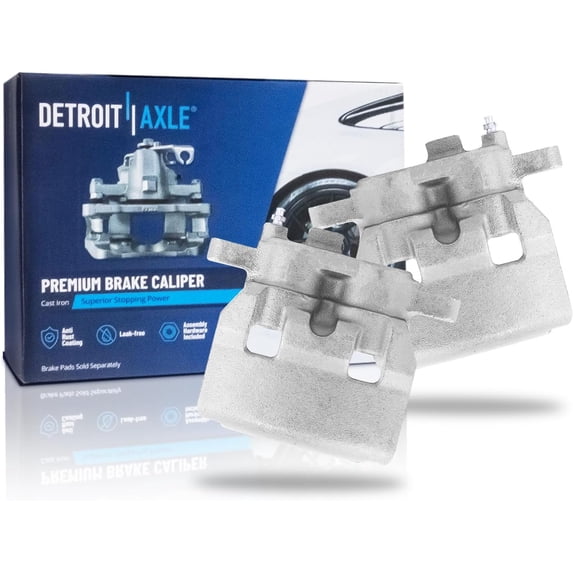Detroit Axle - Front Brake Calipers for Buick Regal Skylark Pontiac Grand Prix Chevrolet Lumina Monte Carlo Cutlass Calais Cruiser, Disc Brake Calipers Replacement