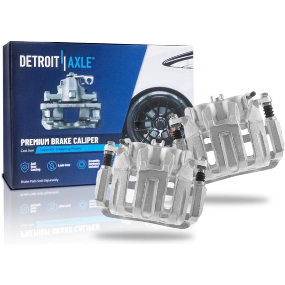 Detroit Axle - Front Brake Calipers for Honda Odyssey CR-V RDX Accord Crosstour, Disc Brake Calipers with Bracket Replacement Brake Calipers Assembly
