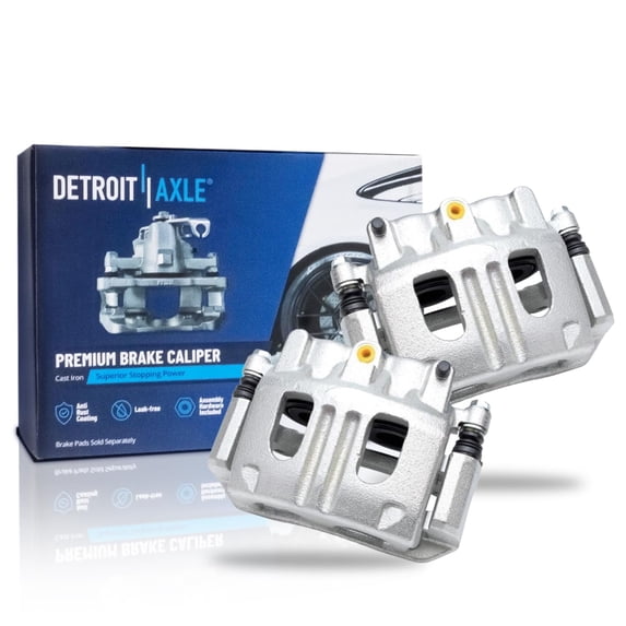 Detroit Axle - Front Brake Calipers for Ford Ranger Explorer Sport Trac Mercury Mountaineer Mazda B2300 B3000 B4000, Brake Calipers w/Bracket Replacement