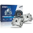 thumbnail image 1 of Detroit Axle - Front Brake Calipers w/Brackets Replacement for 1999 2000 2001 2002 2003 2004 Jeep Grand Cherokee - 2pc Set, 1 of 7