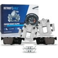 thumbnail image 1 of Detroit Axle - Front Brake Calipers with Bracket + Ceramic Brake Pads Replacement for BMW 328i 330i 428i xDrive - 4pc Set, 1 of 7