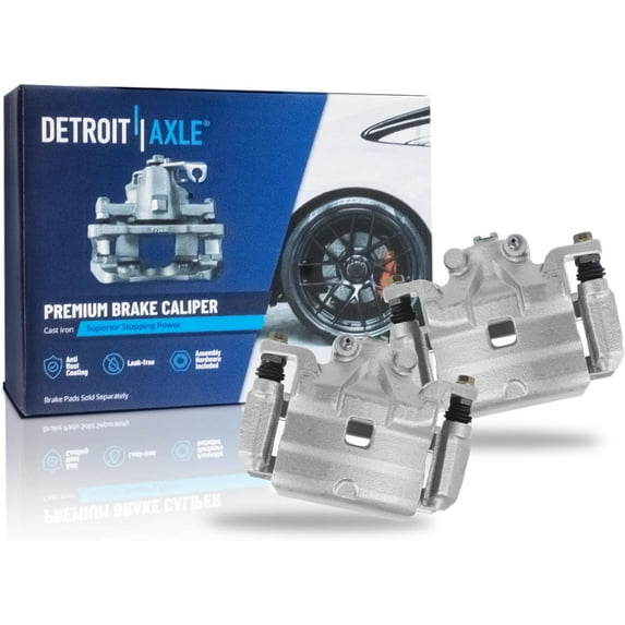 Detroit Axle - Front Brake Calipers with Brackets Replacement for Nissan Juke Sentra - 2pc Set