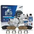 thumbnail image 1 of Detroit Axle - Front Brake Kit for 2002-2004 Infiniti I35, 02-06 Nissan Altima, 02-03 Maxima, Disc Brake Calipers Ceramic Brake Pads 2002 2003 2004 2005 2006 Replacement, 1 of 6