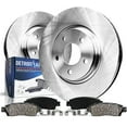 thumbnail image 1 of Detroit Axle - Front Brake Kit for 2012-2019 Tesla Model S, 2016-2019 Tesla Model X, Disc Brake Rotors Ceramic Brakes Pads with Hardware Replacement: 13.98" inch Rotors, 1 of 7