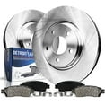 thumbnail image 1 of Detroit Axle - Front Brake Kit for 2012-2018 Ford Focus 2004-2011 Volvo S40 2012-2013 C30, Disc Brake Rotors Ceramic Brakes Pads w/ Hardware Replacement: 10.94" inch Rotors, 1 of 6