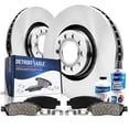 thumbnail image 1 of Detroit Axle - Front Brake Kit for Audi A3 Quattro VW Beetle EOS Golf Jetta Rabbit Replacement Disc Brake Rotors Ceramic Brakes Pads: 11.34'' Front Rotor Fits select: 2011-2015 VOLKSWAGEN JETTA SE, 1 of 7
