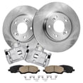 thumbnail image 1 of Detroit Axle - Front Brake Kit for Chrysler 200 Sebring Caliber Avenger Patriot Compass Disc Brake Rotors Ceramic Brakes Pads Brake Calipers Replacement, 1 of 6