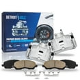 thumbnail image 1 of Detroit Axle - Front Brake Kit for Chrysler 200 Sebring Dodge Avenger Caliber Jeep Compass Patriot, Disc Brake Calipers Ceramic Brake Pads Replacement, 1 of 6