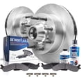 thumbnail image 1 of Detroit Axle - Front Brake Kit for Ford E-250 Econoline E-350 Club Wagon Super Duty, Disc Brake Rotors Ceramic Brakes Pads Replacement, 1 of 7
