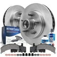 thumbnail image 1 of Detroit Axle - Front Brake Kit for 1995-1999 Chevrolet GMC Tahoe Yukon Express Savana 1500 C1500 Suburban 2WD Front Brake Rotors Ceramic Pads Brakes, 1 of 7