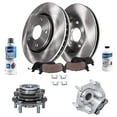 thumbnail image 1 of Detroit Axle - Front Brake Kit for 2013-2017 Nissan Sentra Disc Brake Rotors Ceramic Brakes Pads Replacement Wheel Bearing Hubs : 11.02" Rotor, 1 of 8
