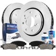 thumbnail image 1 of Detroit Axle - Front Brake Kit for 7 Lug 2010 2011 2012 2013 2014 Ford F-150 Brake Rotors and Ceramic Brakes Pads Replacement : 13.78" inch Rotor, 1 of 7