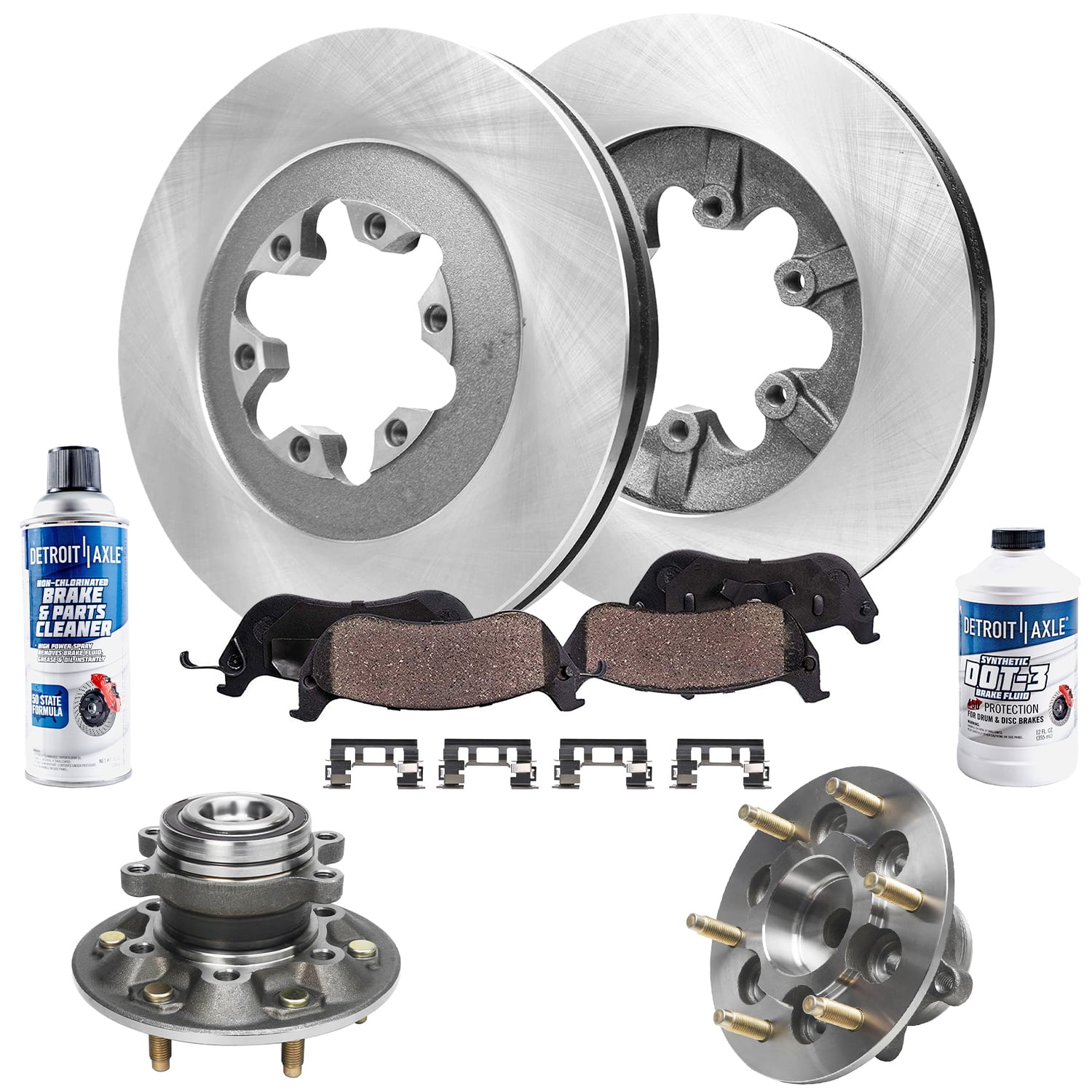 Canyon Rim Brake Detroit Axle - Front Brake Kit for RWD 2009-2012 Chevrolet Colorado GMC ...