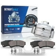 thumbnail image 1 of Detroit Axle - Front Brake Pads Disc Left Caliper Replacement for 2006-2012 Ford Fusion Mazda 6 Lincoln MKZ Zephyr Mercury Milan, 1 of 6
