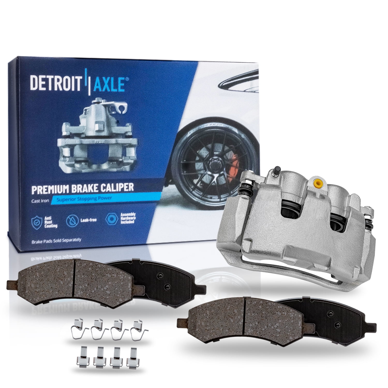 Detroit Axle - Front Brake Kit for 2005-2008 Dodge Dakota, 2006