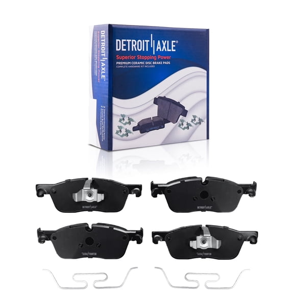Detroit Axle - Front Brake Pads for Land Rover Discovery Sport Range Rover Evoque Jaguar E-Pace F-Pace XE, Ceramic Brake Pads