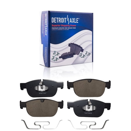 Detroit Axle - Front Brake Pads for Volvo S60 S90 XC60 XC90, V60 V90 Cross Country Recharge, C40 XC40 Rechange, Ceramic Brake Pads