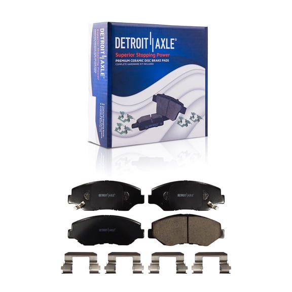 Detroit Axle - Front Brake Pads for 2003-2008 Honda Pilot 2004 2005 2006 2007 Ceramic Brake Pads Replacement